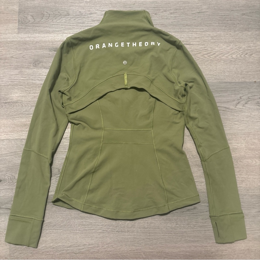 Lululemon x Orangetheory Green Define Jacket Size 8